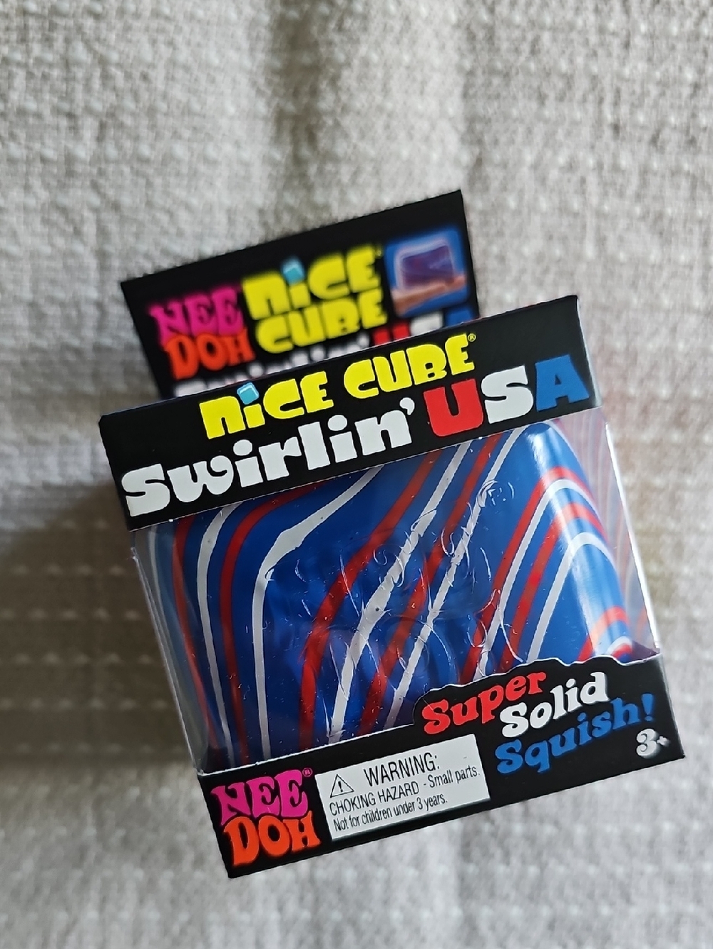 NEW! Nee Doh Nice Cube Swirlin' USA